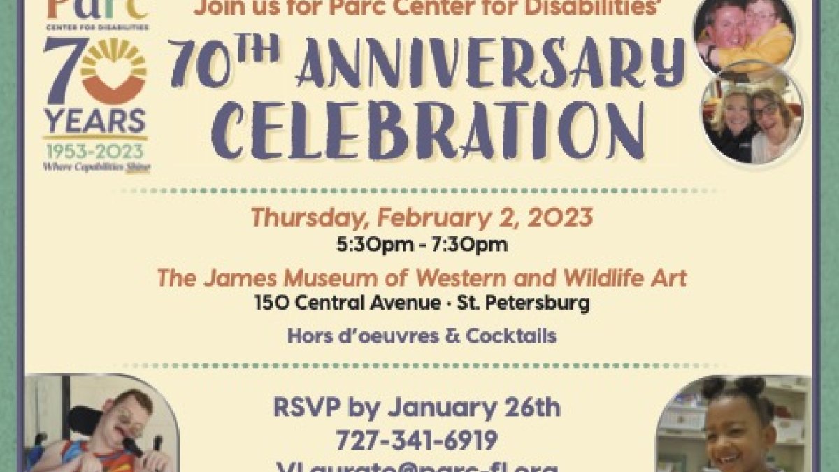 Parc Center for Disabilities' 70th Anniversary Celebration Visit St